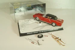 Mercury Cougar from movie "On her Majesty's secret service" 1969, red, James Bond Modellauto Collection №21, Altaya 1:43