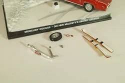 Mercury Cougar from movie "On her Majesty's secret service" 1969, red, James Bond Modellauto Collection №21, Altaya 1:43