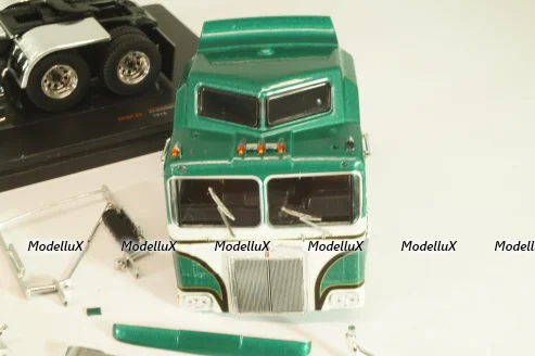 Kenworth K100 Aerodyne 1976, green, TR182.22, IXO 1:43 Уценка 3 (После ДТП)