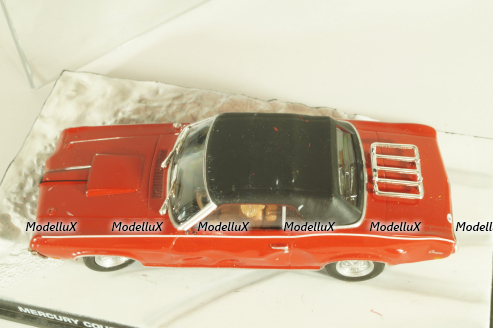 Mercury Cougar from movie "On her Majesty's secret service" 1969, red, James Bond Modellauto Collection №21, Altaya 1:43