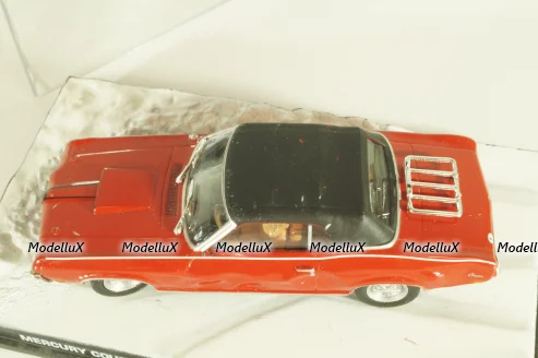 Mercury Cougar from movie "On her Majesty's secret service" 1969, red, James Bond Modellauto Collection №21, Altaya 1:43
