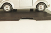 Volkswagen Beeatle with camping trailer and figuren, silver, Cararama 1:43