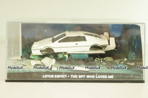 Lotus Esprit from movie "The Spy who loved me" 1977, white, James Bond Modellauto Collection №3, Altaya 1:43