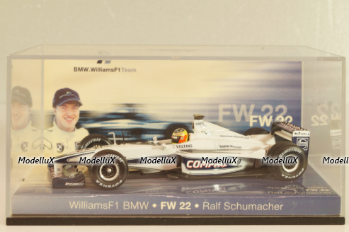 Williams FW22 BMW Formula 1, Ralf Schumacher 2000, F1, 80420017594, Minichamps 1:43