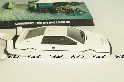 Lotus Esprit from movie "The Spy who loved me" 1977, white, James Bond Modellauto Collection №3, Altaya 1:43