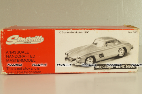 Mercedes-Benz 300 SL Gullwing (W198) 1954, gold, 105, Somerville 1:43