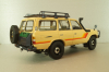 Toyota Land Cruiser 60 1981, beige, w/roof rack + (08956XBE), KYO8956XE, Kyosho 1:18