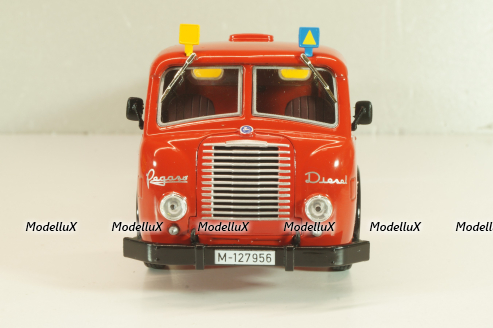 Pegasso Mofletes with semi trailer Campsa 1948, red/yellow, Semi remorque d'Exception #8, Altaya 1:43