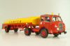 Pegasso Mofletes with semi trailer Campsa 1948, red/yellow, Semi remorque d'Exception #8, Altaya 1:43