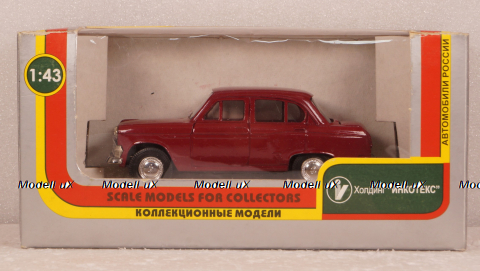 Москвич 403 бордовый, Агат 1:43 