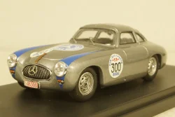 Mercedes-Benz 300 SL Gullwing 1952 #300 Mille Miglia 1997 Valseriati/Sabbadini, silver, BG1038, Bang 1:43