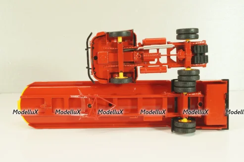 Pegasso Mofletes with semi trailer Campsa 1948, red/yellow, Semi remorque d'Exception #8, Altaya 1:43