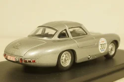 Mercedes-Benz 300 SL Gullwing 1952 #300 Mille Miglia 1997 Valseriati/Sabbadini, silver, BG1038, Bang 1:43