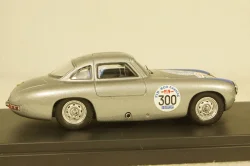 Mercedes-Benz 300 SL Gullwing 1952 #300 Mille Miglia 1997 Valseriati/Sabbadini, silver, BG1038, Bang 1:43