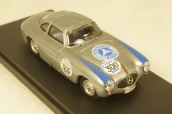 Mercedes-Benz 300 SL Gullwing 1952 #300 Mille Miglia 1997 Valseriati/Sabbadini, silver, BG1038, Bang 1:43