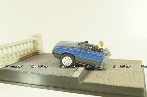 Renault 11 Taxi from movie "A view to a kill" 1985, blue, James Bond Modellauto Collection, Altaya 1:43