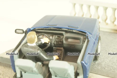 Renault 11 Taxi from movie "A view to a kill" 1985, blue, James Bond Modellauto Collection, Altaya 1:43