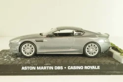 Aston Martin DBS from movie "Casino Royale" 2006, silver, James Bond Modellauto Collection #5, Altaya 1:43