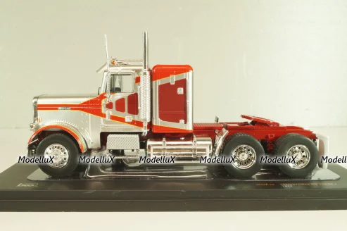 Freightliner FLC 120 64 T 1977, red/silver, TR200, IXO 1:43