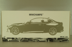 BMW M2 (G87) 2023, red metallic 110023120, Minichamps 1:18