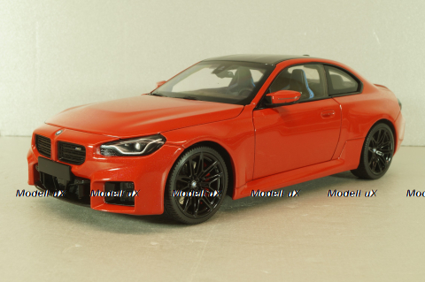 BMW M2 (G87) 2023, red metallic 110023120, Minichamps 1:18