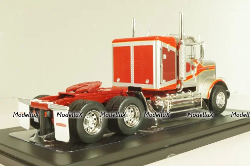 Freightliner FLC 120 64 T 1977, red/silver, TR200, IXO 1:43