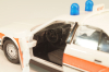 BMW 535i Notruf (E34) 1987, white/red strip, 82229417277, Shabak 1:43