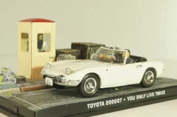 Toyota 2000 GT from movie "You only live twice" 1967, white, James Bond Modellauto Collection #7, Altaya 1:43