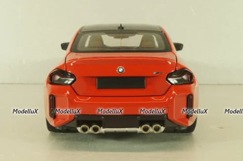 BMW M2 (G87) 2023, red metallic 110023120, Minichamps 1:18