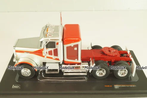 Freightliner FLC 120 64 T 1977, red/silver, TR200, IXO 1:43
