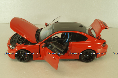 BMW M2 (G87) 2023, red metallic 110023120, Minichamps 1:18