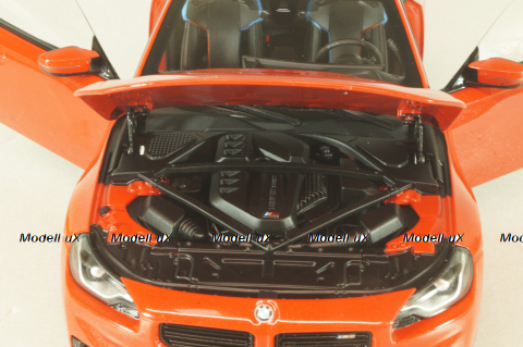 BMW M2 (G87) 2023, red metallic 110023120, Minichamps 1:18