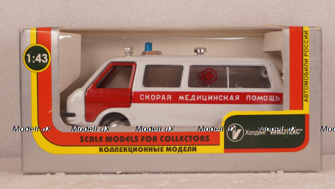 РАФ 2203 Медицинский, Агат 1:43 