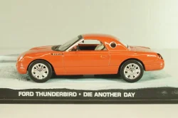 Ford Thunderbird from movie "Die another day" 2002, oranger, James Bond Modellauto Collection #27 , Altaya 1:43