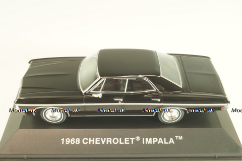 Chevrolet Chevy Impala (1965-1970) black, IXO 1:43
