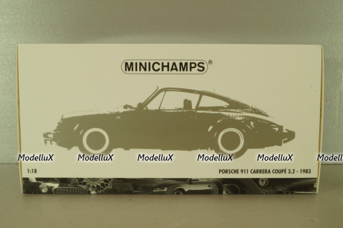 Porsche 911 Carrera Coupe 3.2 1983, white, 100063024, Minichamps 1:18