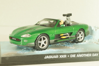 Jaguar XKR from movie "Die another day" 2002, green, James Bond Modellauto Collection №6, Altaya 1:43