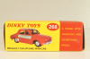 Renault Dauphine mini cab, red, #268, Dinky Toys/Norev, 1:43