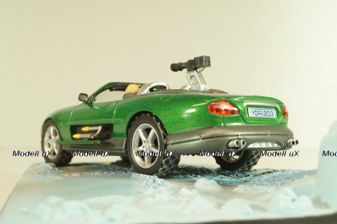 Jaguar XKR from movie "Die another day" 2002, green, James Bond Modellauto Collection №6, Altaya 1:43