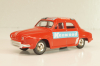 Renault Dauphine mini cab, red, #268, Dinky Toys/Norev, 1:43