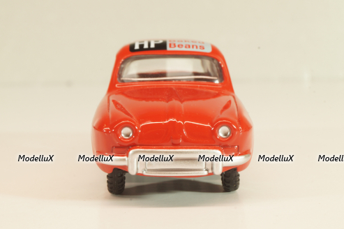 Renault Dauphine mini cab, red, #268, Dinky Toys/Norev, 1:43