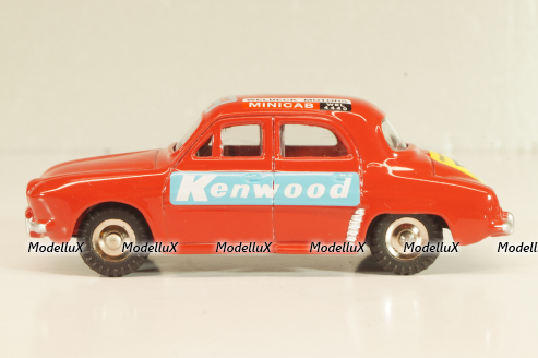 Renault Dauphine mini cab, red, #268, Dinky Toys/Norev, 1:43