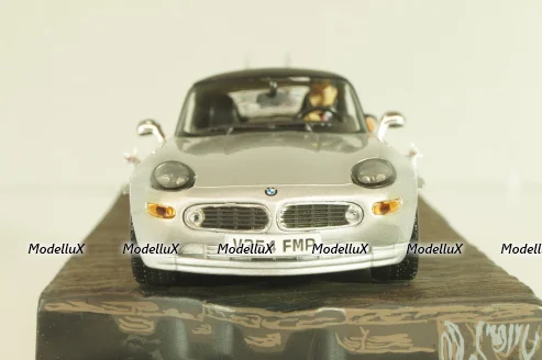 BMW Z8 from movie "The world is not enough" 1999, silver, James Bond Modellauto Collection №4 , Altaya 1:43