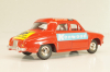Renault Dauphine mini cab, red, #268, Dinky Toys/Norev, 1:43