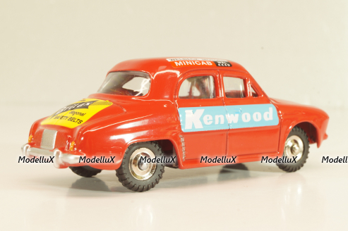 Renault Dauphine mini cab, red, #268, Dinky Toys/Norev, 1:43