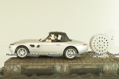 BMW Z8 from movie "The world is not enough" 1999, silver, James Bond Modellauto Collection №4 , Altaya 1:43