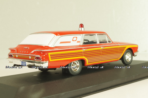 Ford Country Squire Ambulance 1964, red, WB181, WhiteBox 1:43 Уценка!