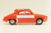 Renault Dauphine mini cab, red, #268, Dinky Toys/Norev, 1:43