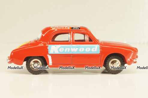 Renault Dauphine mini cab, red, #268, Dinky Toys/Norev, 1:43