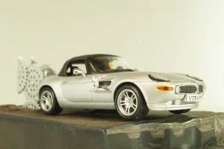 BMW Z8 from movie "The world is not enough" 1999, silver, James Bond Modellauto Collection №4 , Altaya 1:43
